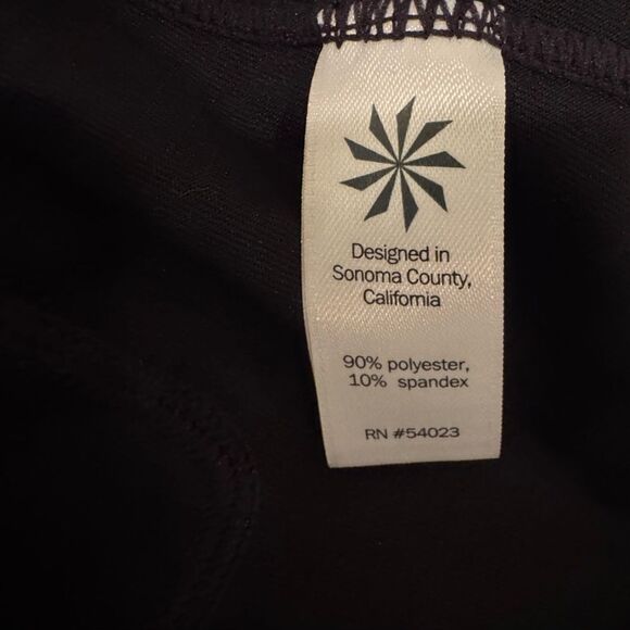 Athleta Quarter Zip Sleeveless Tank w/ Back Zip Pocket in Black Size XS - Picture 6 of 12